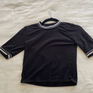 Black and white tee shirt